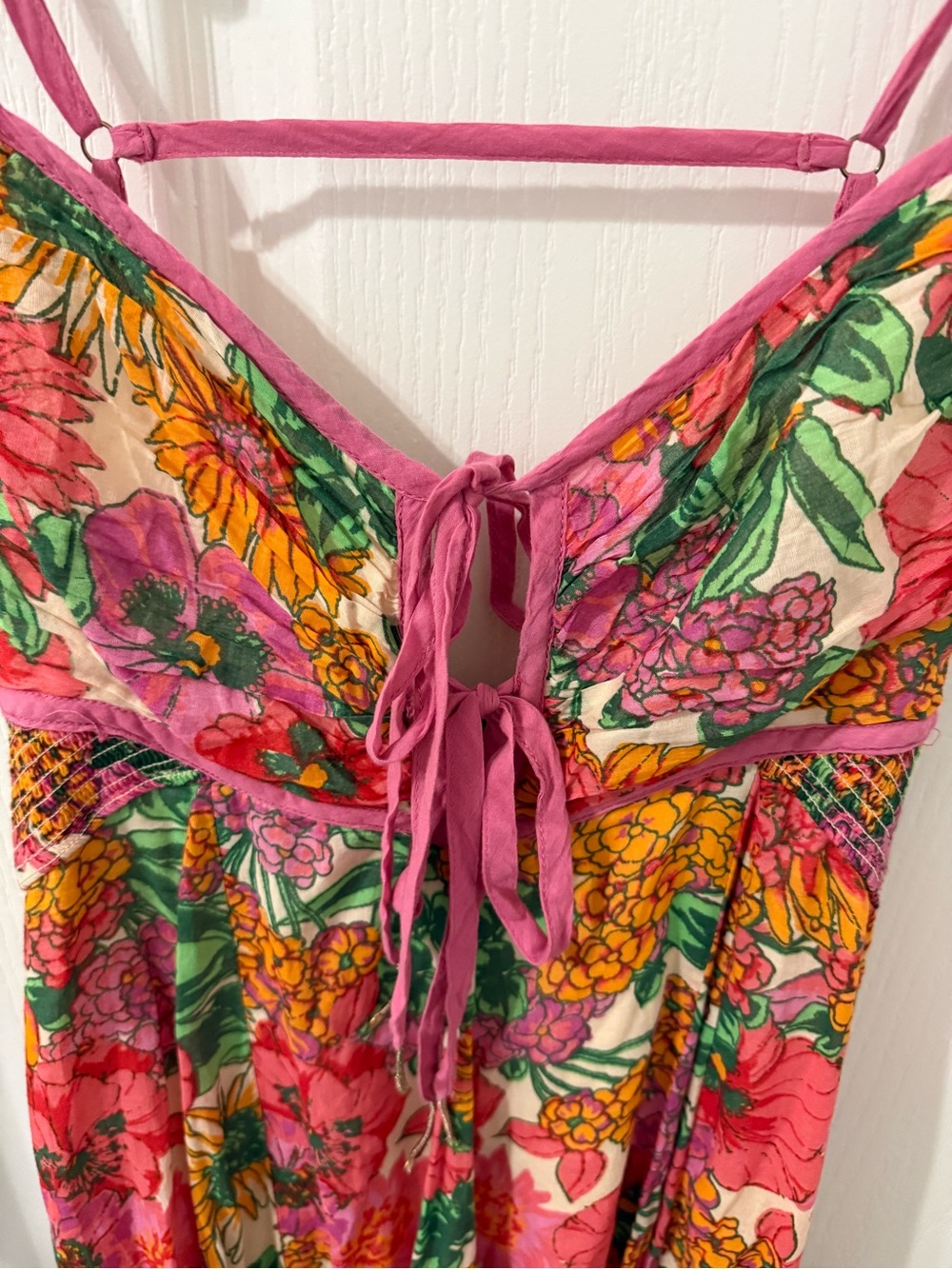Free People Dream Weaver Maxi Dress, Pink Floral - Picture 5 of 9